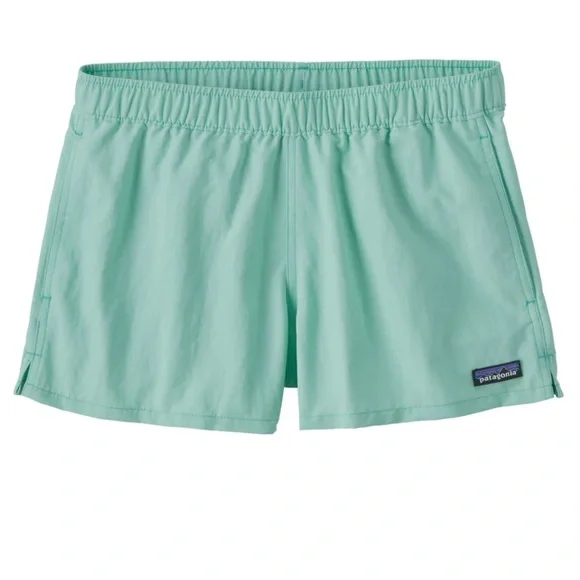 Patagonia Women’s Early Teal Barely Baggies Shorts 2 1/2” Size XL - Picture 5 of 10